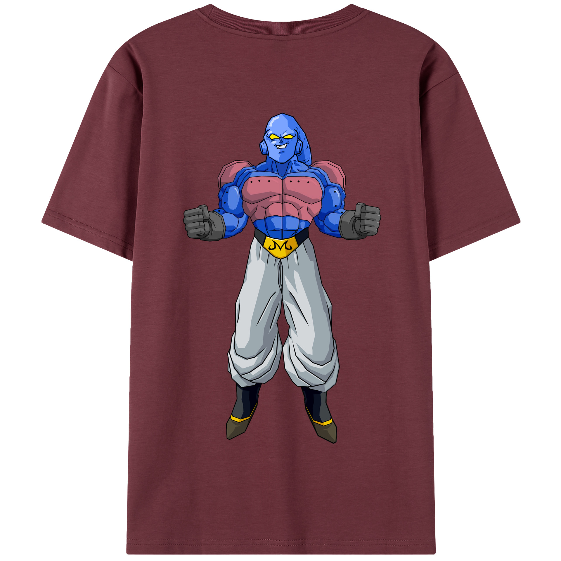 （画像用） ドラゴンボール 魔人ブウ DRAGON BALL Majin Buu 綿100％半袖Tシャツ（背面プリント）